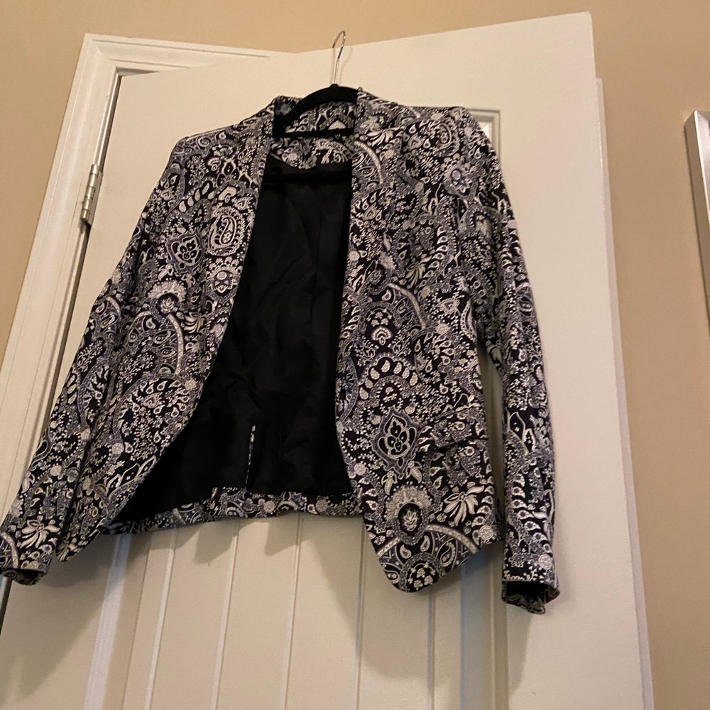 Floral blazer